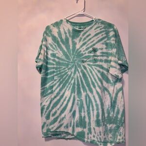 Lucky Brand Mint & White Tie-Dye Short Sleeve Tee